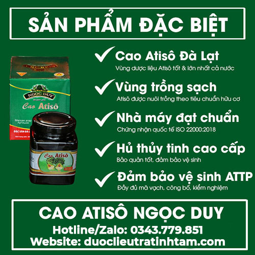 Cao Mềm Ngọt Atiso Ngọc Duy Cao Cấp (Hủ 200gr) - Trà Tịnh Tâm